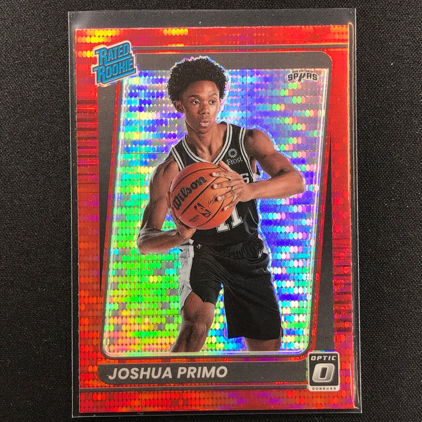 2021-22 Donruss Optic JOSHUA PRIMO Rated Rookie Red Pulsar #162