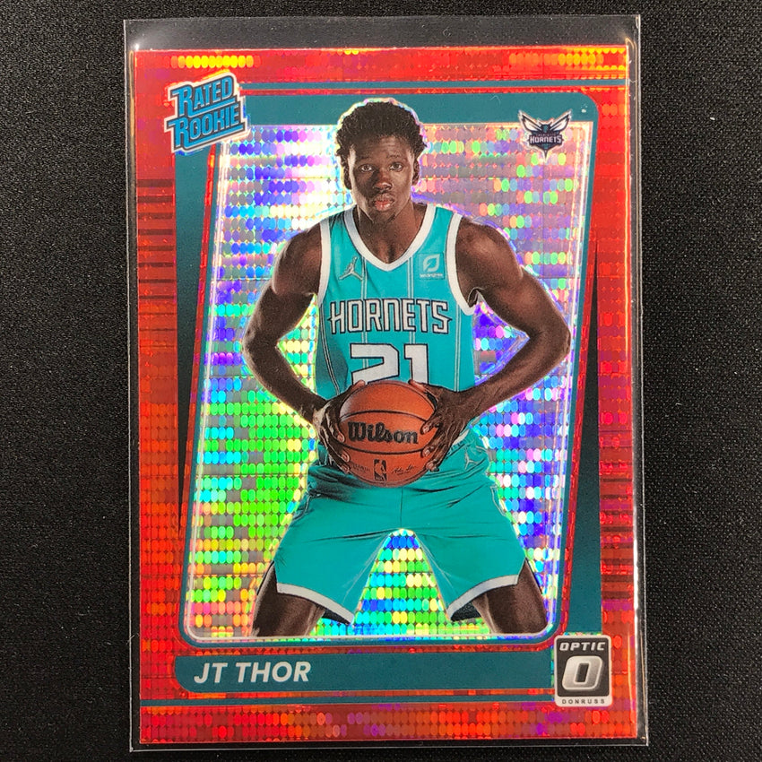 2021-22 Donruss Optic JT THOR Rated Rookie Red Pulsar #172