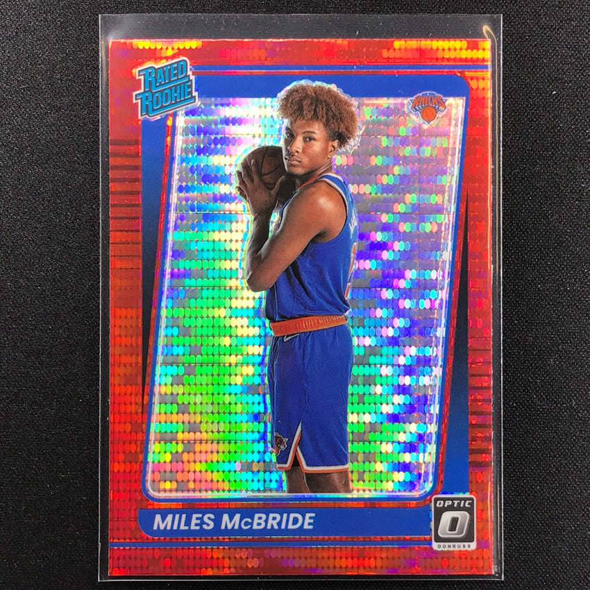 2021-22 Donruss Optic MILES MCBRIDE Rated Rookie Red Pulsar #174