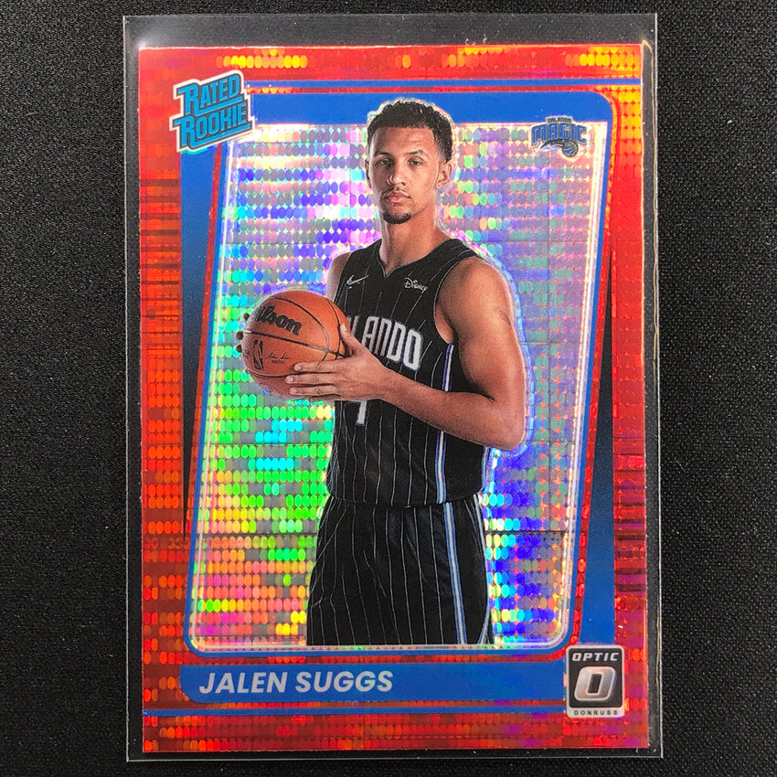 2021-22 Donruss Optic JALEN SUGGS Rated Rookie Red Pulsar #179