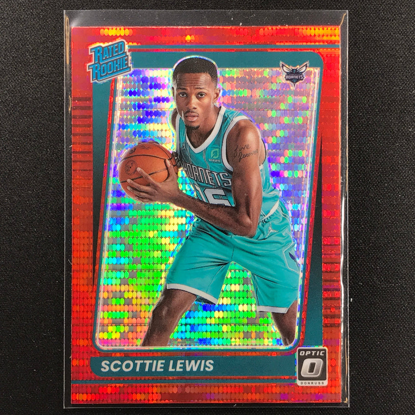 2021-22 Donruss Optic SCOTTIE LEWIS Rated Rookie Red Pulsar #196
