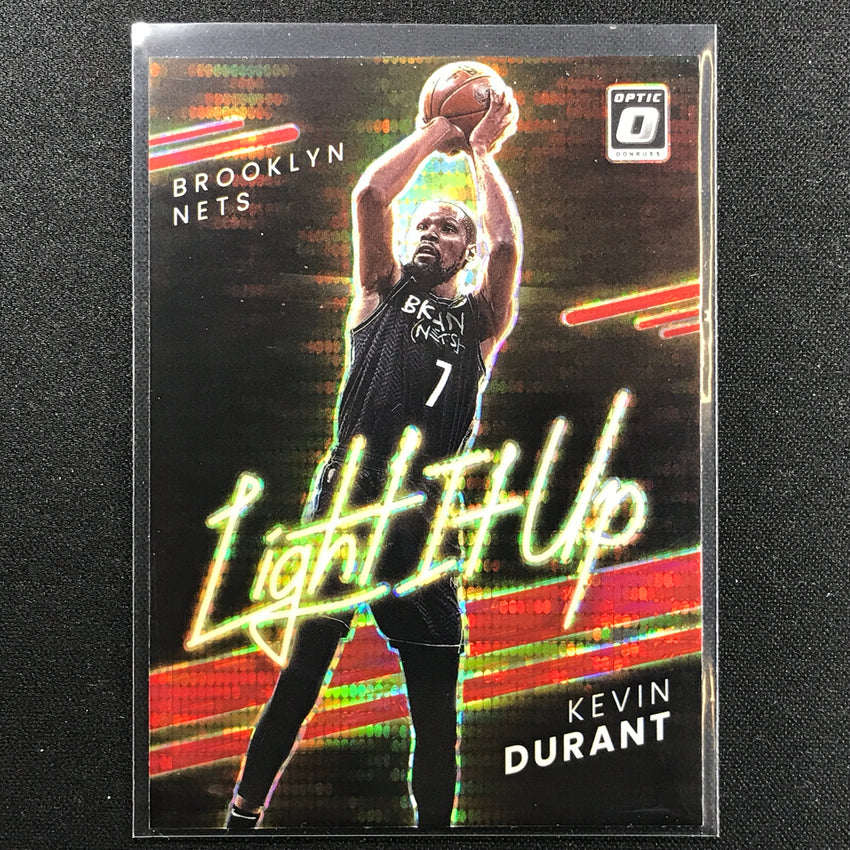 2021-22 Donruss Optic KEVIN DURANT Light It Up Red Pulsar #4