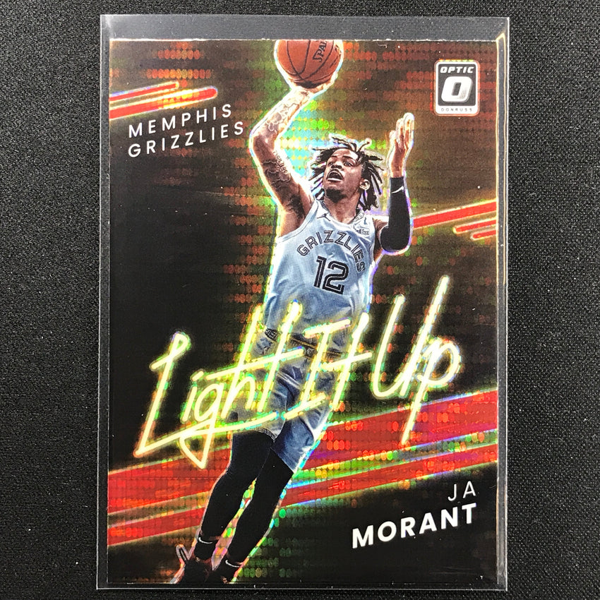 2021-22 Donruss Optic JA MORANT Light It Up Red Pulsar #6
