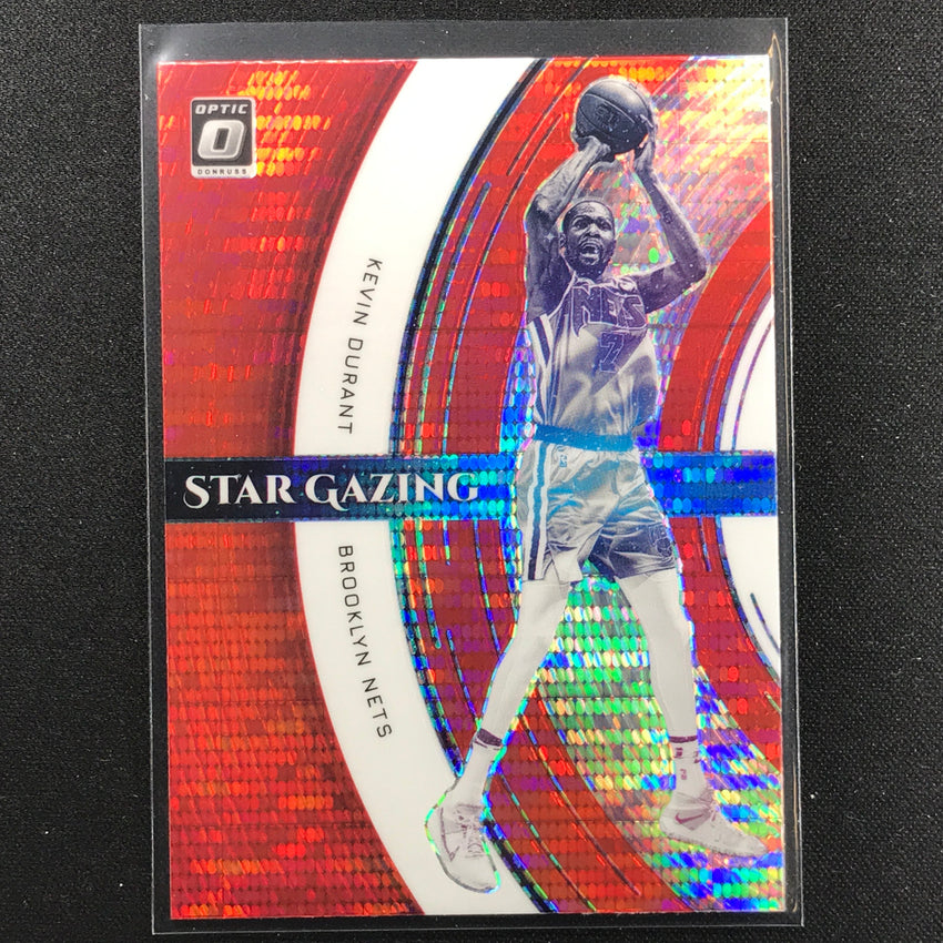 2021-22 Donruss Optic KEVIN DURANT Star Gazing Red Pulsar #7