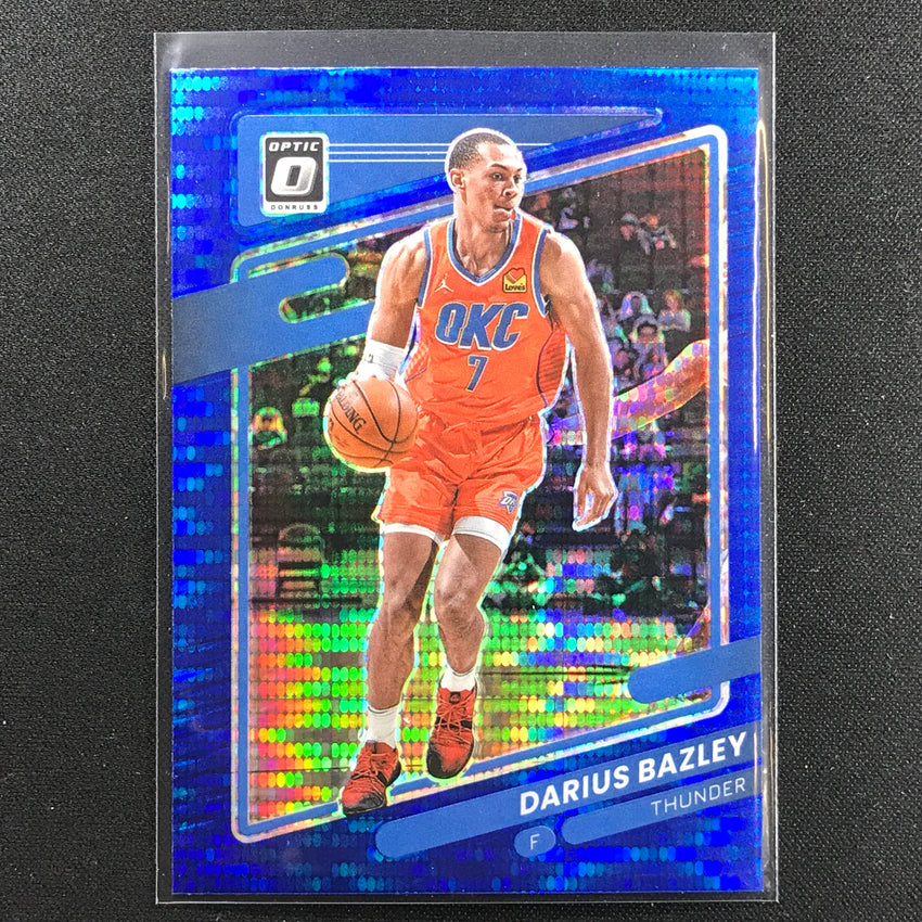 2021-22 Donruss Optic DARIUS BAZLEY Blue Pulsar #27