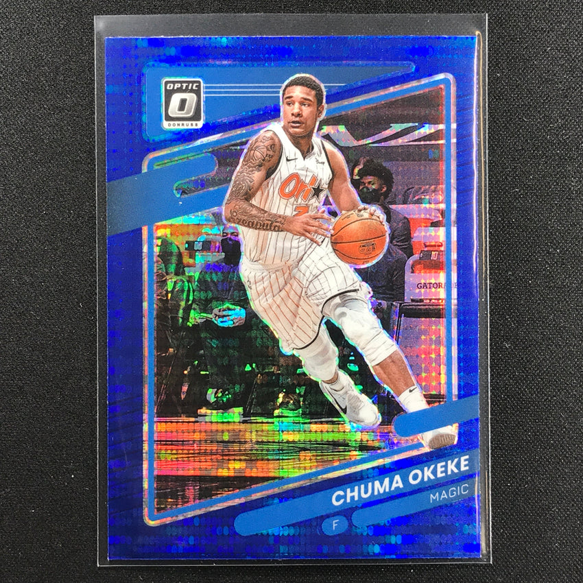 2021-22 Donruss Optic CHUMA OKEKE Blue Pulsar #81