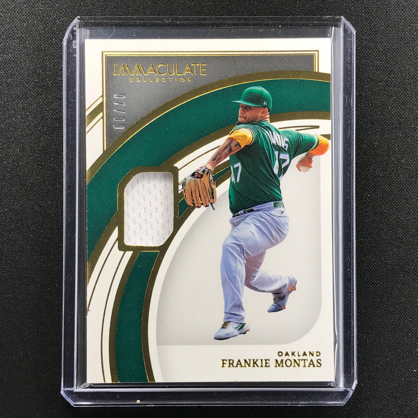 2022 Immaculate Frankie Montas Base Relic 97/99