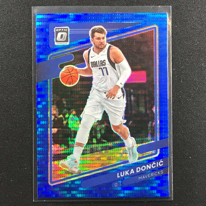 2021-22 Donruss Optic LUKA DONCIC Blue Pulsar #101