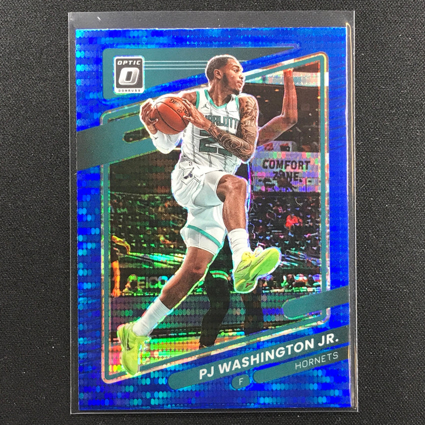 2021-22 Donruss Optic PJ WASHINGTON JR. Blue Pulsar #110