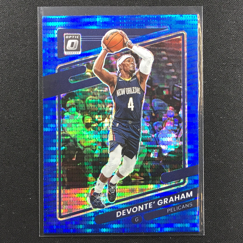 2021-22 Donruss Optic Devonte Graham Blue Pulsar No 120
