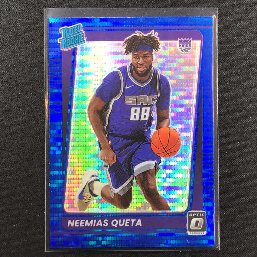 2021-22 Donruss Optic NEEMIAS QUETA Rated Rookie Blue Pulsar #156