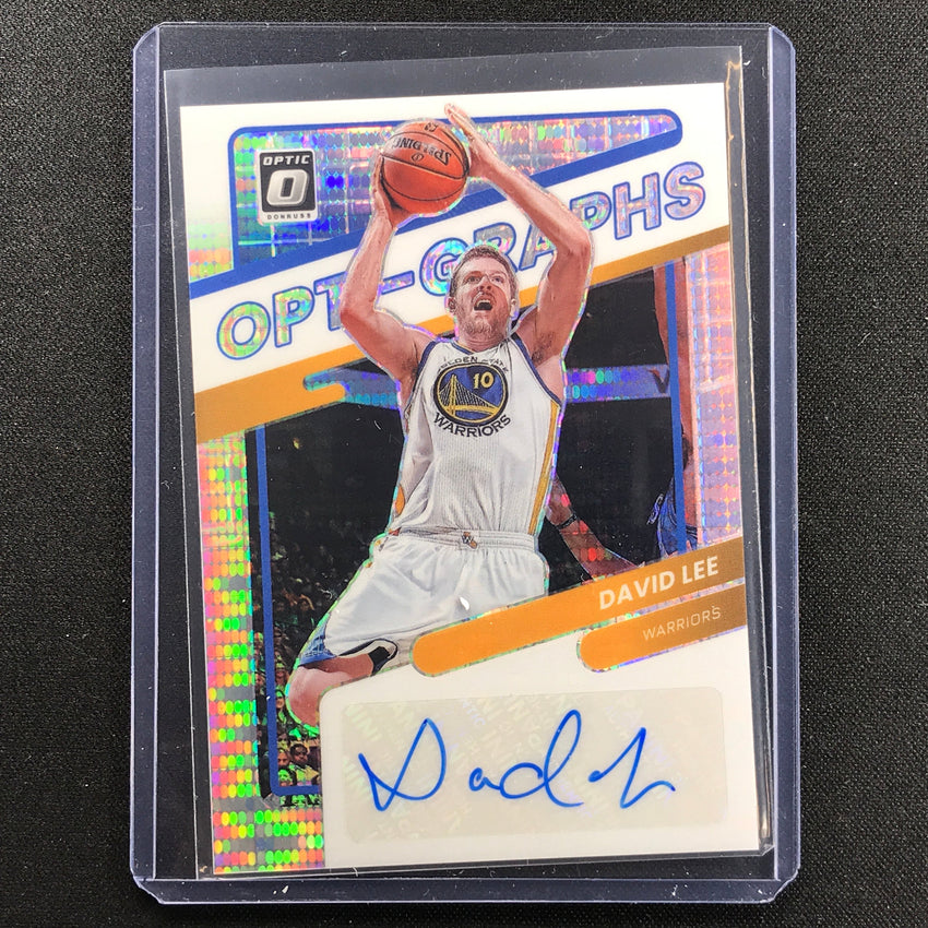 2021-22 Donruss Optic David Lee Opti-graphs Auto Pulsar 17/20