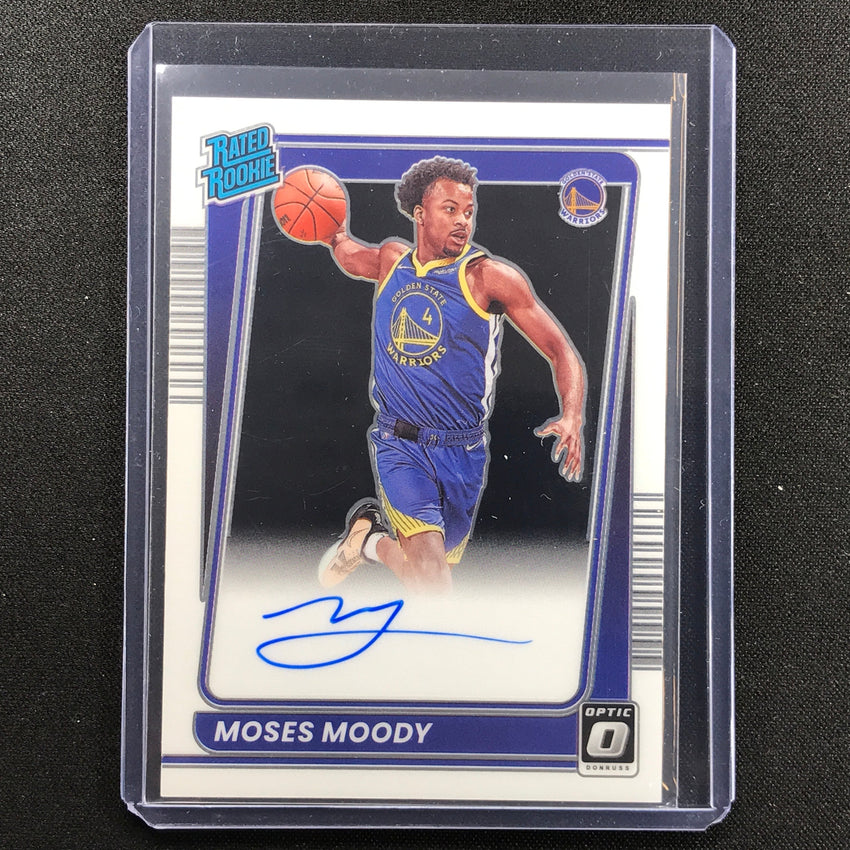 2021-22 Donruss Optic MOSES MOODY Rated Rookie Signatures Auto #184