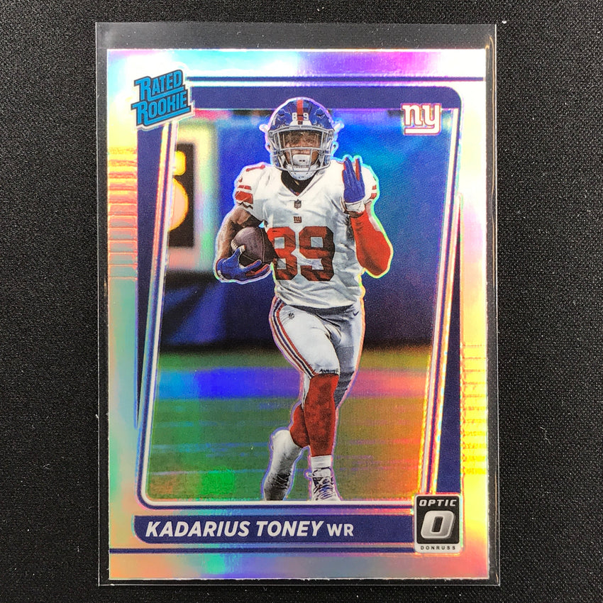 2021 Donruss Optic KADARIUS TONEY Rated Rookie Holo Silver #212