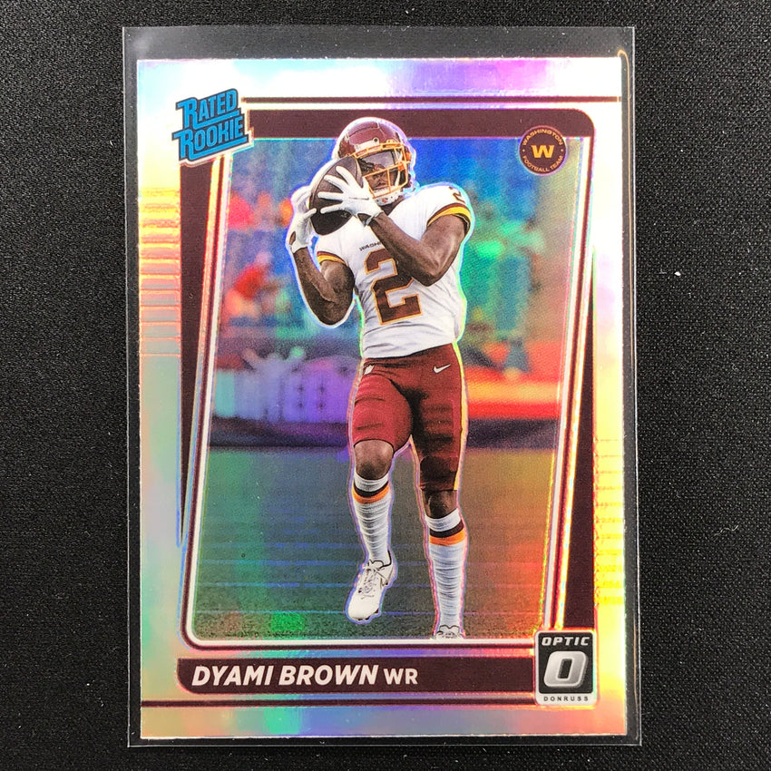 2021 Donruss Optic DYAMI BROWN Rated Rookie Holo Silver #223