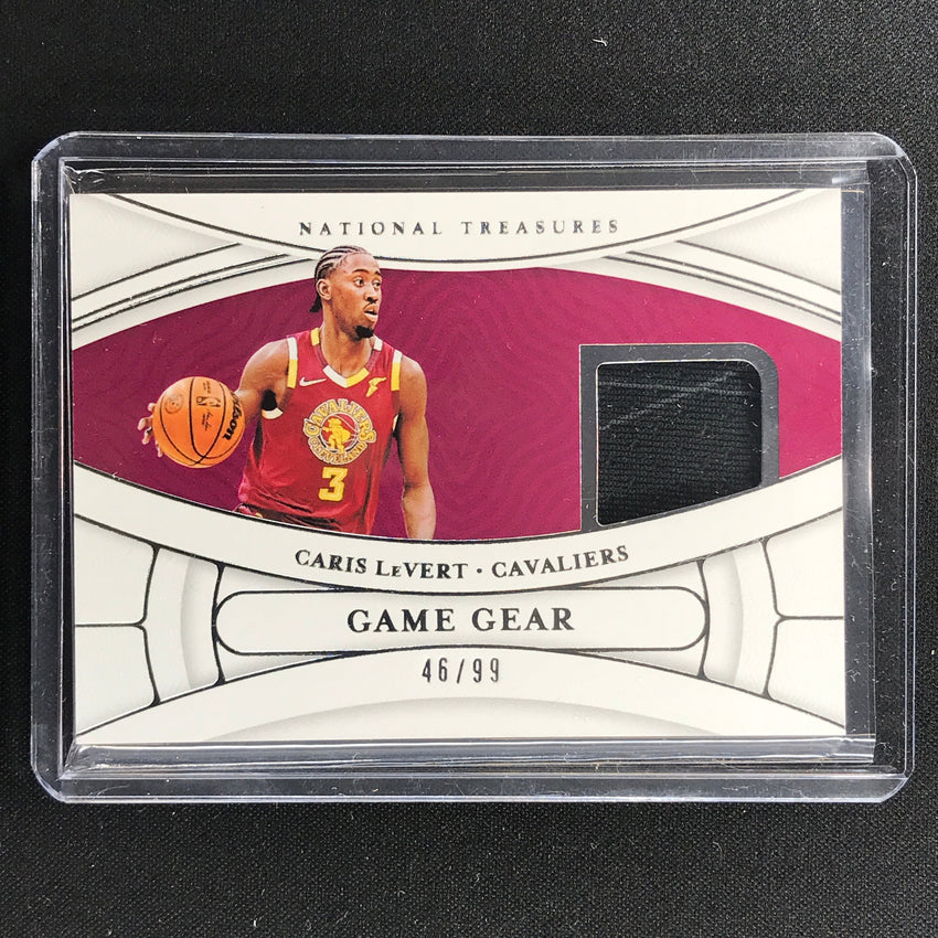 2021-22 National Treasures Caris Levert Game Gear Jersey 46/99