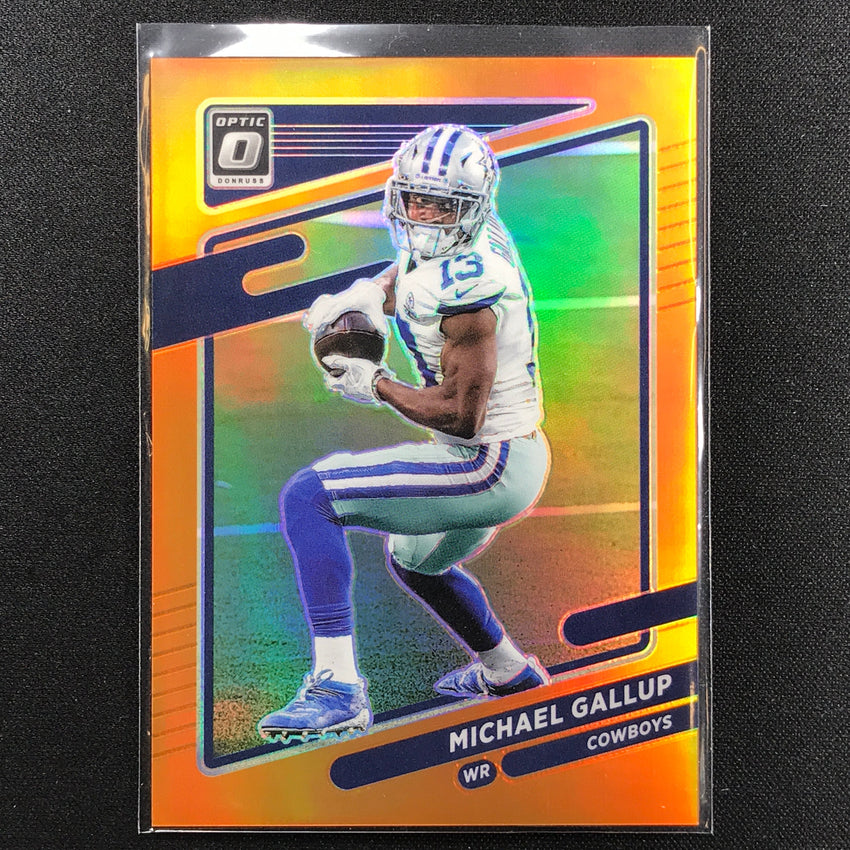 2021 Donruss Optic Michael Gallup Orange /199