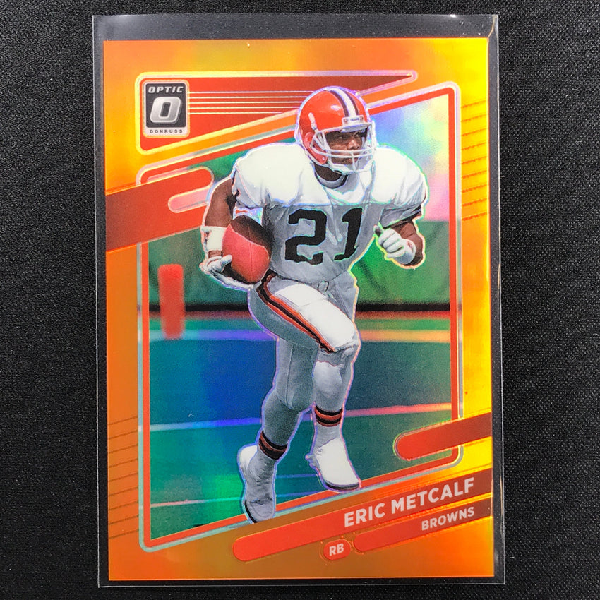 2021 Donruss Optic Eric Metcalf Orange /199