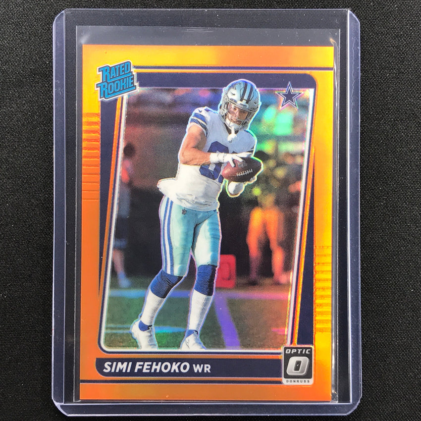 2021 Donruss Optic Simi Fehoko Rated Rookie Orange 128/199