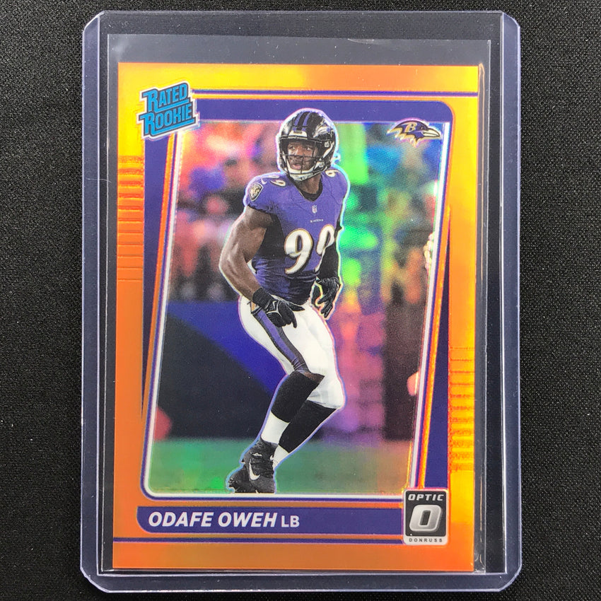 2021 Donruss Optic Odafe Oweh Rated Rookie Orange 92/199