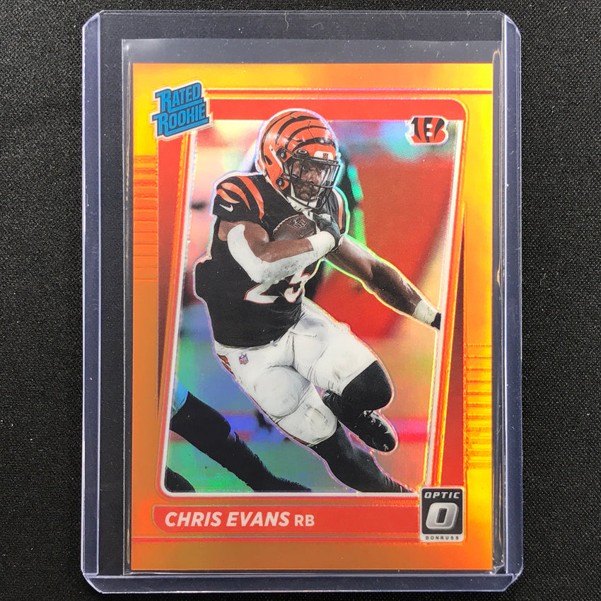 2021 Donruss Optic Chris Evans Rated Rookie Orange 135/199