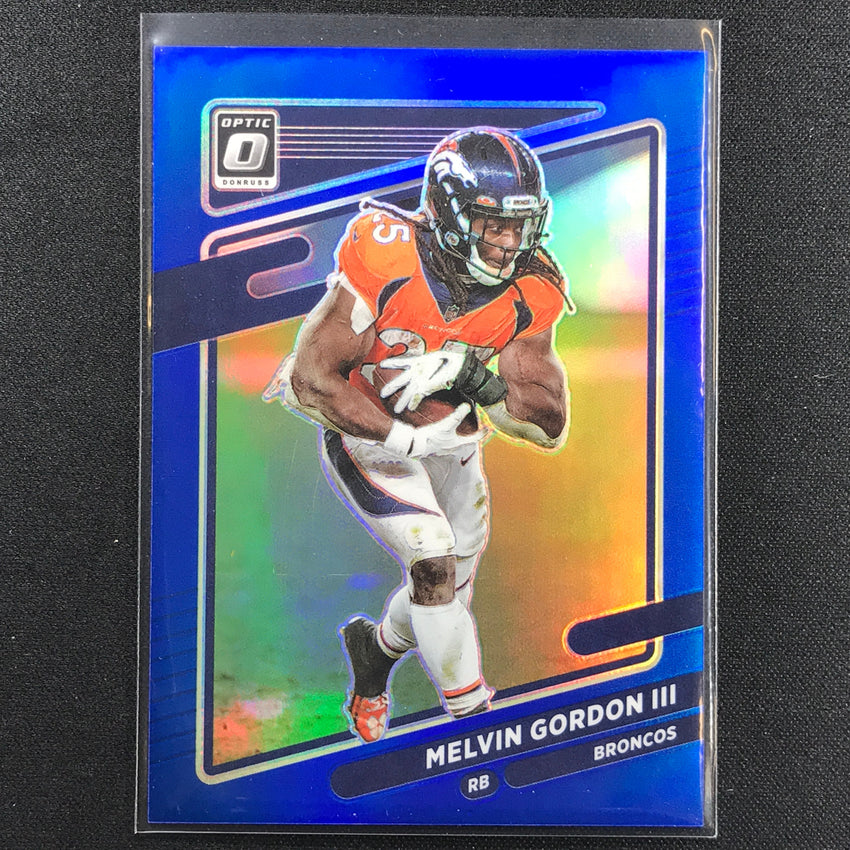 2021 Donruss Optic Melvin Gordon Iii Blue /179