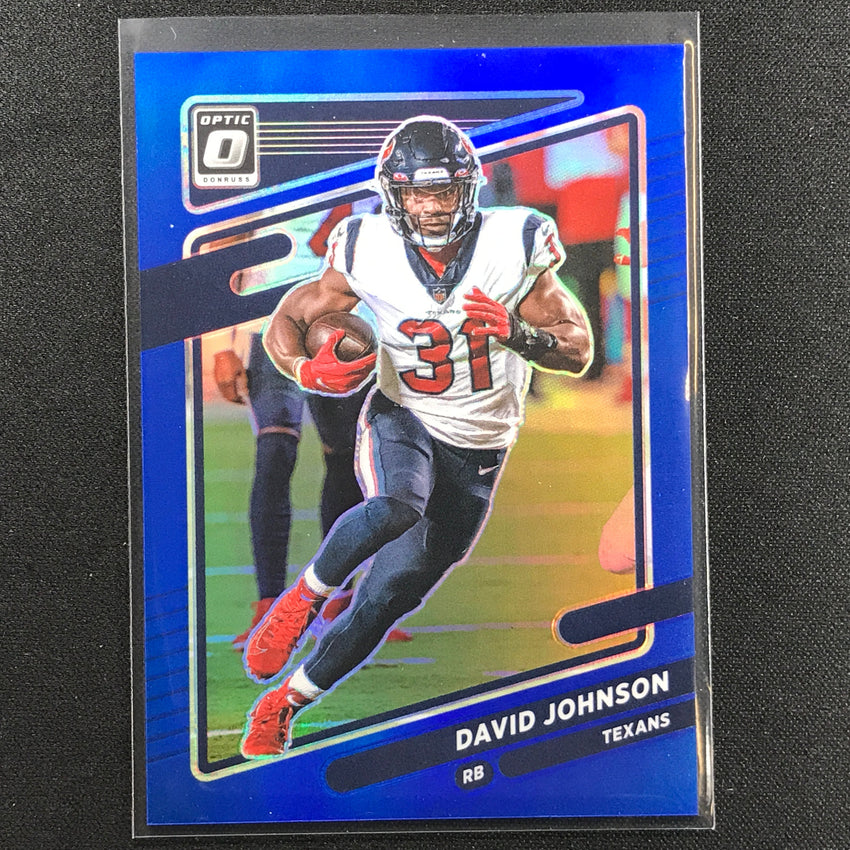 2021 Donruss Optic David Johnson Blue /179