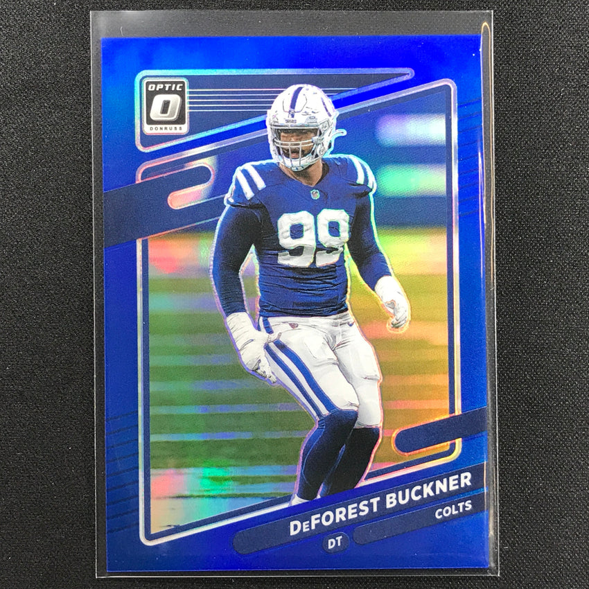 2021 Donruss Optic Deforest Buckner Blue /179