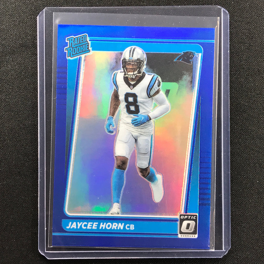 2021 Donruss Optic Jaycee Horn Rated Rookie Blue 126/179