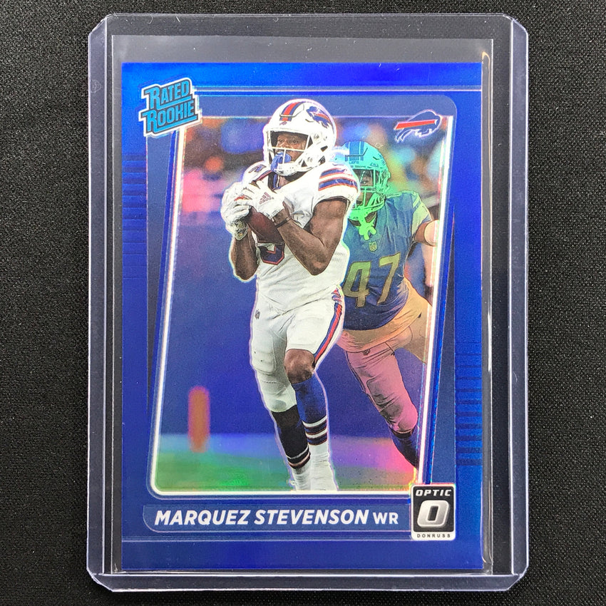 2021 Donruss Optic Marquez Stevenson Rated Rookie Blue 35/179