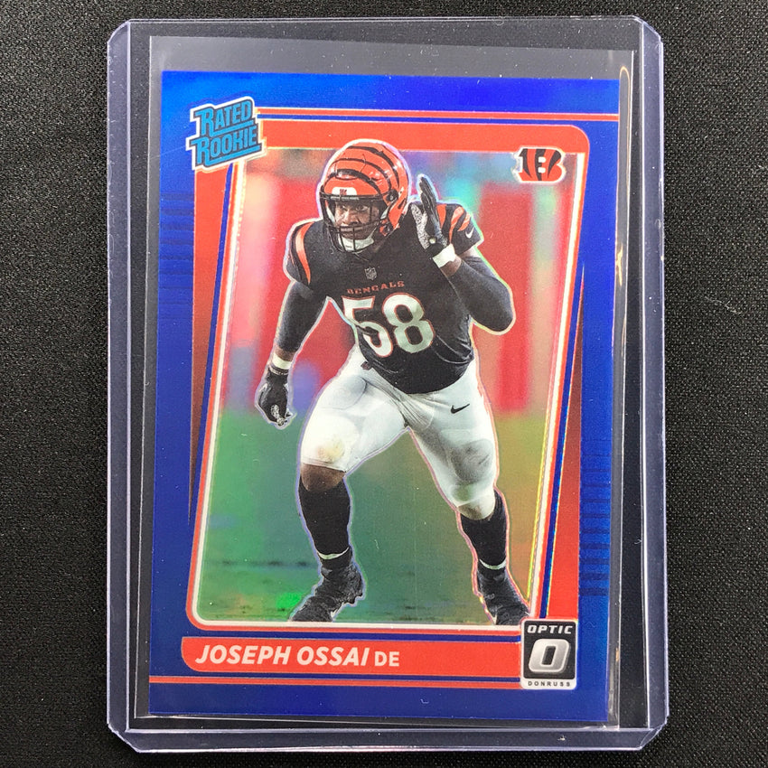 2021 Donruss Optic Joseph Ossai Rated Rookie Blue 125/179