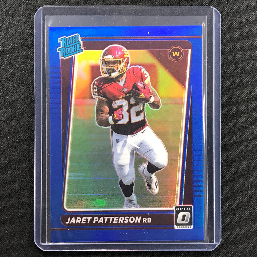 2021 Donruss Optic Jaret Patterson Rated Rookie Blue 102/179