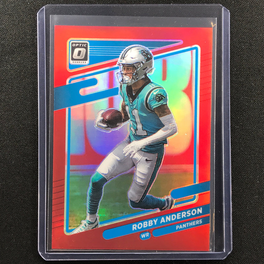 2021 Donruss Optic Robby Anderson Red 22/99