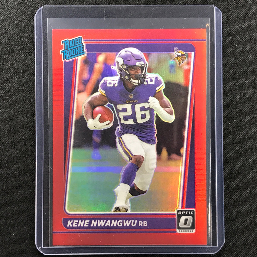 2021 Donruss Optic Kene Nwangwu Rated Rookie Red 36/99
