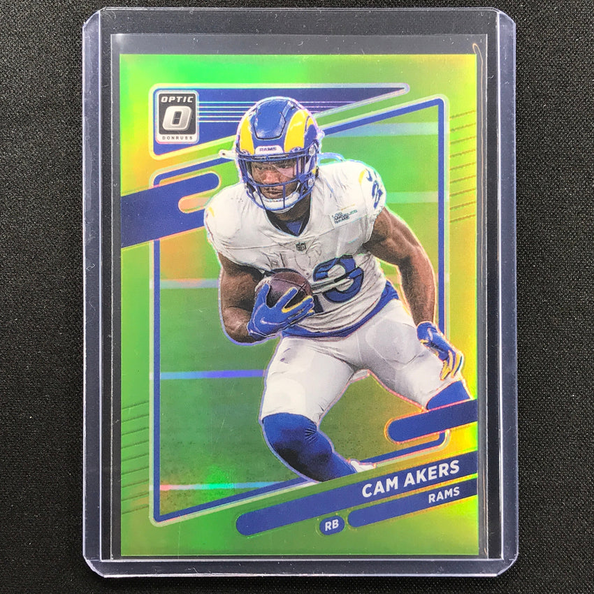 2021 Donruss Optic Cam Akers Lime Green 5/35