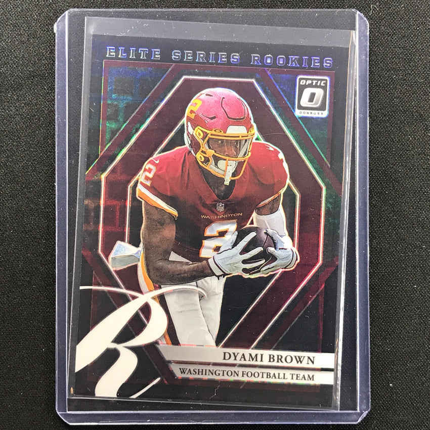 2021 Donruss Optic Dyami Brown Elite Series Rookies Black Pandora 1/25