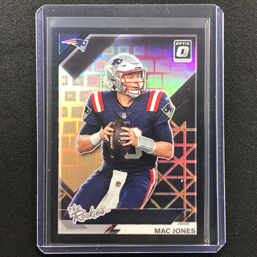 2021 Donruss Optic Mac Jones The Rookies Black Pandora 2/25