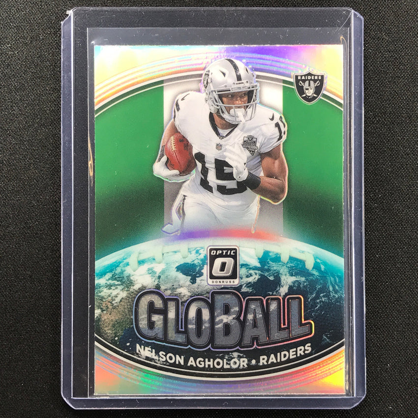2021 Donruss Optic NELSON AGHOLOR GloBall Holo Silver #10