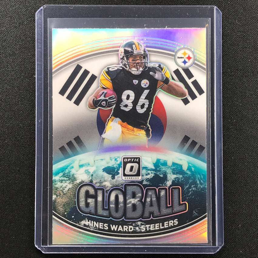 2021 Donruss Optic HINES WARD GloBall Holo Silver #13