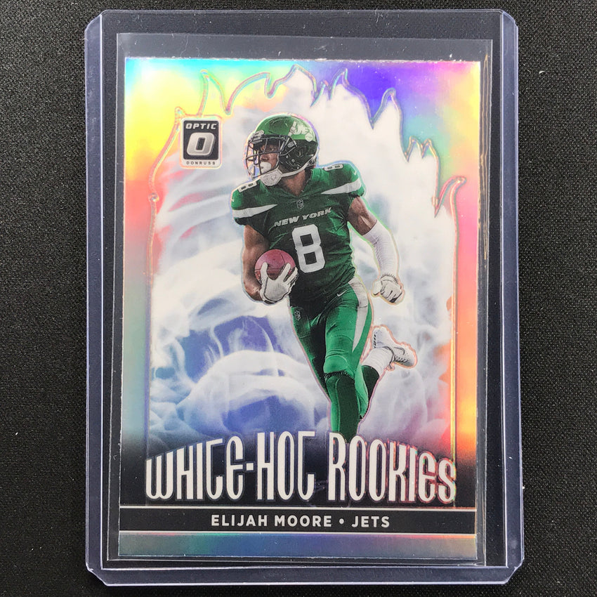 2021 Donruss Optic ELIJAH MOORE White-Hot Rookies Holo Silver #8