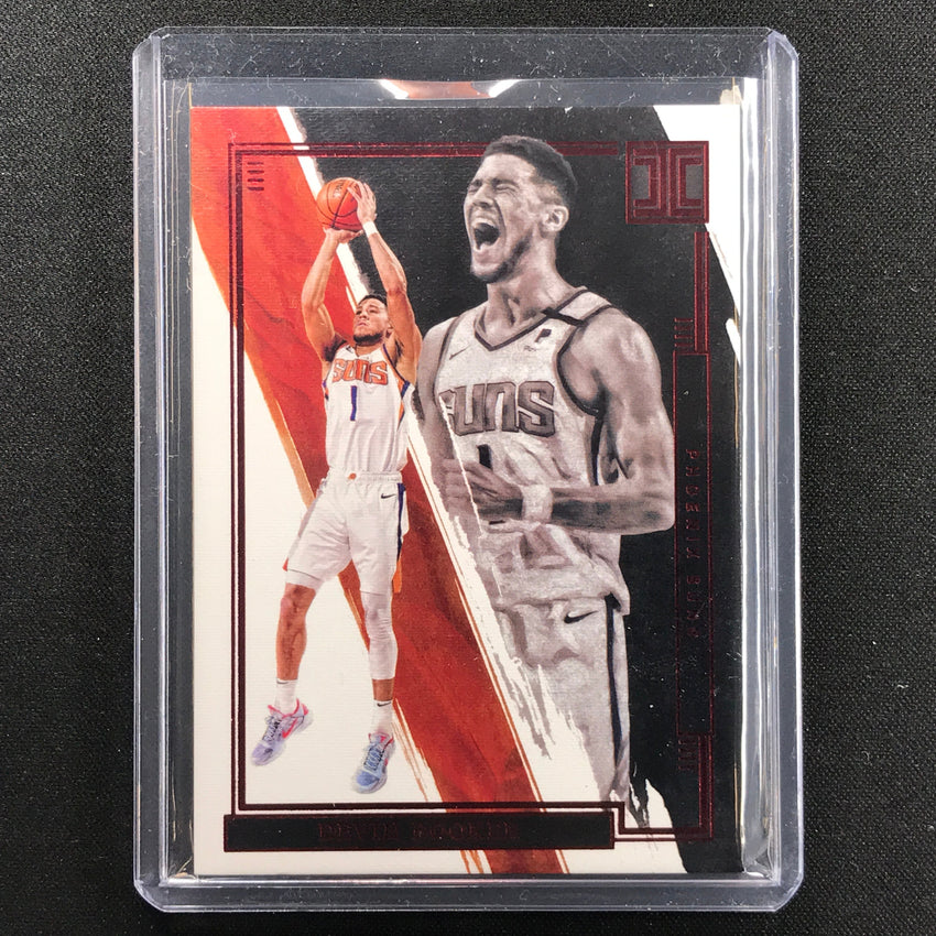2021-22 Impeccable Devin Booker Base Asia Red No 13