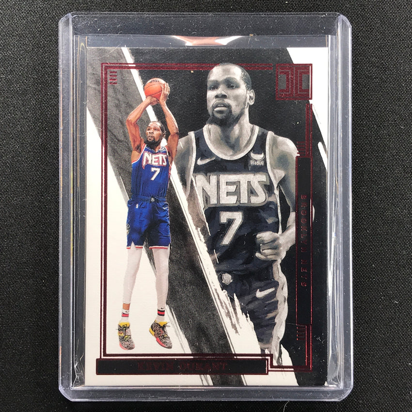2021-22 Impeccable Kevin Durant Base Asia Red No 76