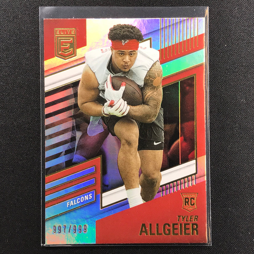 2022 Donruss Elite Tyler Allgeier Rookie Base /999