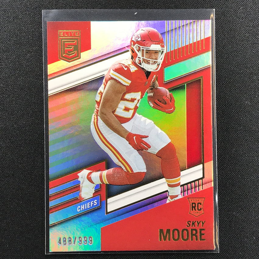 2022 Donruss Elite Skyy Moore Rookie Base /999