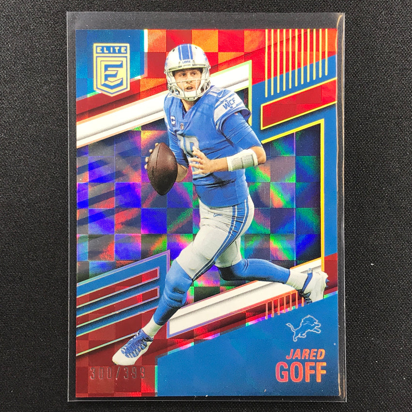 2022 Donruss Elite Jared Goff Red /399