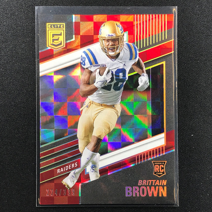 2022 Donruss Elite Brittain Brown Rookie Red /399