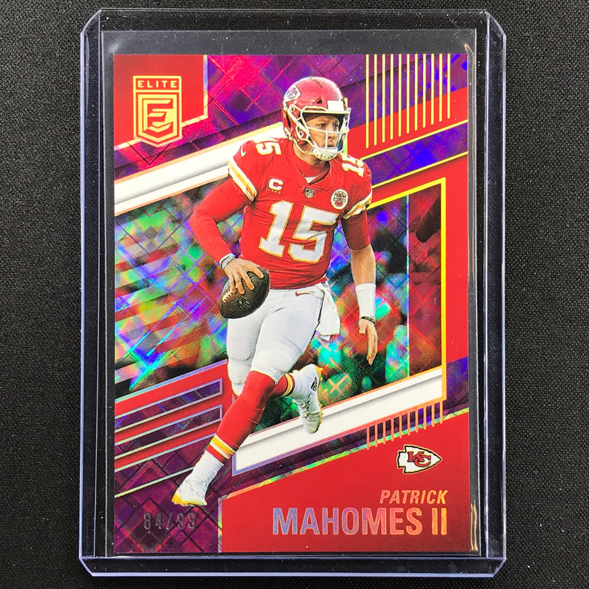 2022 Donruss Elite Patrick Mahomes Ii Purple 84/99