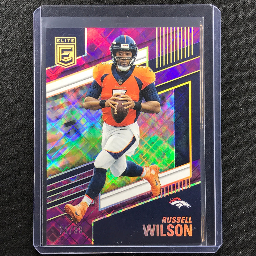 2022 Donruss Elite Russell Wilson Purple 71/99