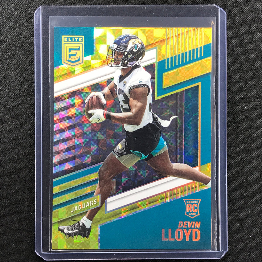2022 Donruss Elite Devin Lloyd Rookie Yellow 68/75
