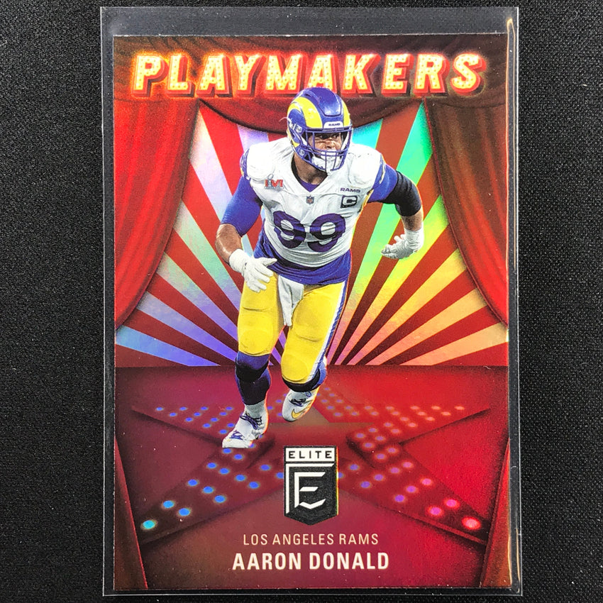 2022 Donruss Elite AARON DONALD Playmakers Base #20